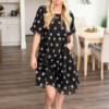 Annabelle Black Embroidred Dress