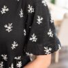 Annabelle Black Embroidred Dress