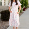 Annalise Pink Floral Dress