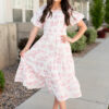 Annalise Pink Floral Dress