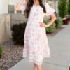 Annalise Pink Floral Dress