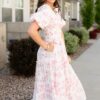 Annalise Pink Floral Dress