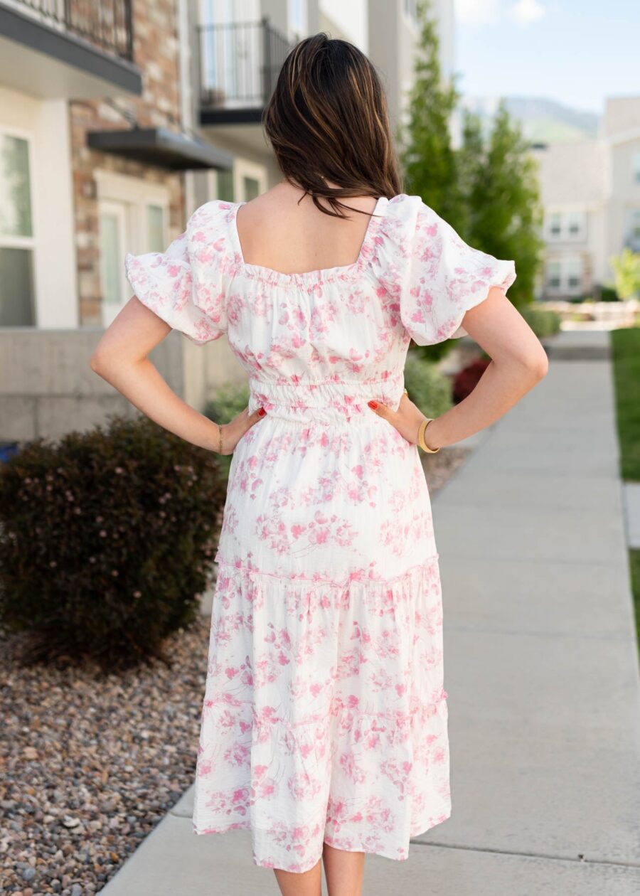Annalise Pink Floral Dress