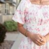 Annalise Pink Floral Dress
