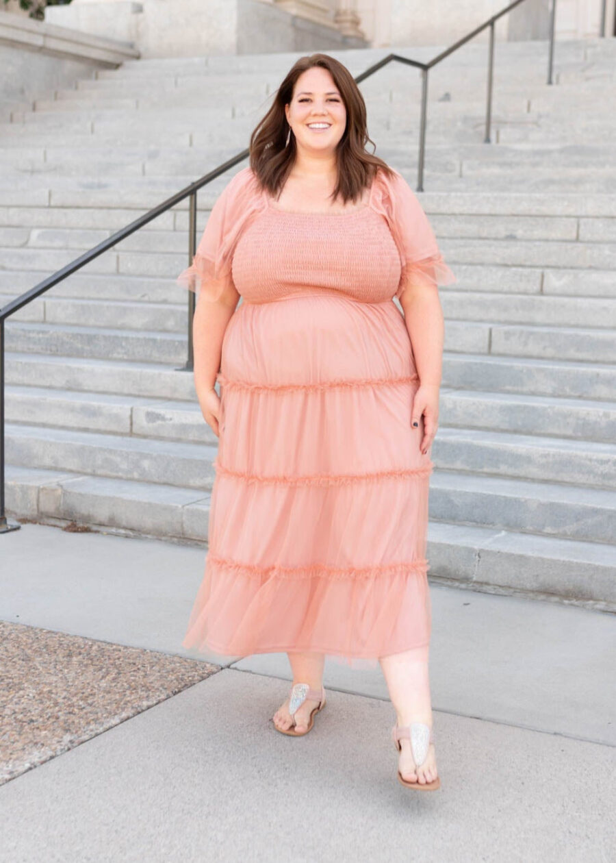 Anneli Dusty Coral Dress