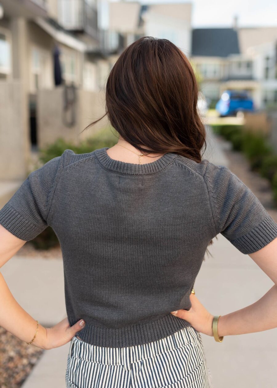 Annette Charcoal Sweater