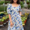Ansley Blue Floral Dress