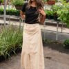 Ari Black Ribbed Top