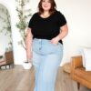 Ari Black Ribbed Top