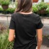 Ari Black Ribbed Top