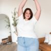 Ari White Ribbed Top