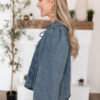 Arianna Chambray Denim Blouse
