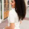 Ashlyn Ivory Short Sleeve Sweater