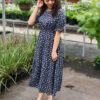 Ashlyn Navy Floral Dress