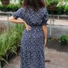 Ashlyn Navy Floral Dress