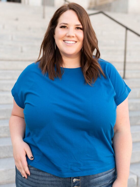 Astra Royal Blue Tee Shirt