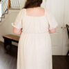 Atlas Cream Square Neck Dress