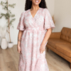 Aubree Pink Floral Dress