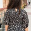 Audrey Black Floral Top