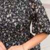 Audrey Black Floral Top