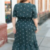 Ava Dark Teal Floral Dress