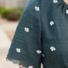 Ava Dark Teal Floral Dress