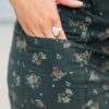 Ayala Green Floral Pencil Skirt
