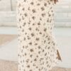 Ayala Natural Floral Pencil Skirt