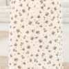 Ayala Natural Floral Pencil Skirt
