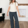 Beatrice Navy Striped Pants