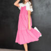 Becky Pink Tiered Dress