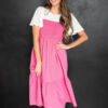Becky Pink Tiered Dress