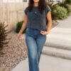 Belinda Navy Knit Sweater