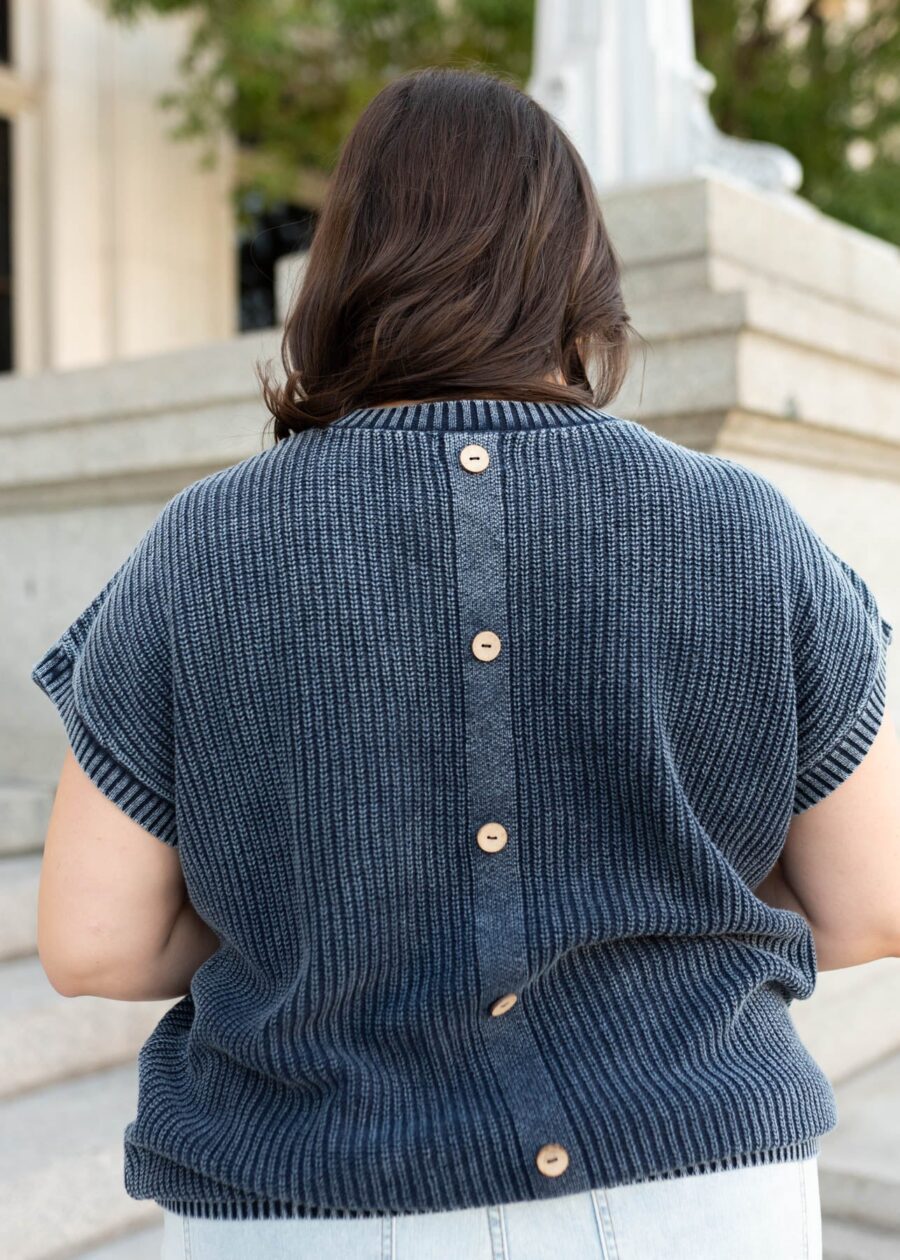 Belinda Navy Knit Sweater