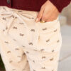 Bianca Cream Corduroy Bow Pants