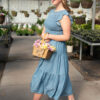 Billie Chambray Smocked Dress