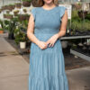 Billie Chambray Smocked Dress