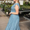 Billie Chambray Smocked Dress