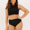Black High-Waist Bottoms