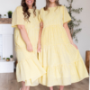 Blair Yellow Gingham Dress