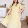 Blair Yellow Gingham Dress