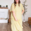 Blair Yellow Gingham Dress