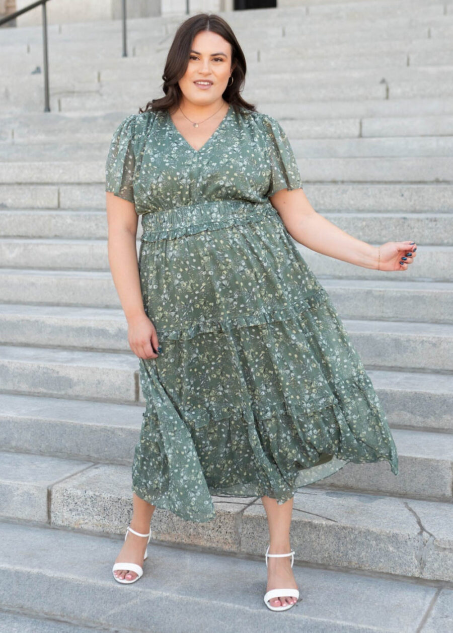 Blake Sage Floral Dress