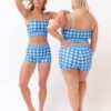 Blue Gingham Bralette