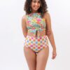 Breezy Floral Knotted Crop Top