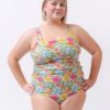 Breezy Floral/ Flower Check Reversible Ultra High-Waist Bottom