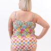 Breezy Floral/ Flower Check Reversible Ultra High-Waist Bottom