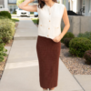 Brenna Walnut Skirt