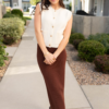 Brenna Walnut Skirt