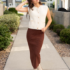 Brenna Walnut Skirt
